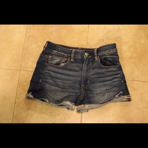 American Eagle High Rise shortie Size 8
